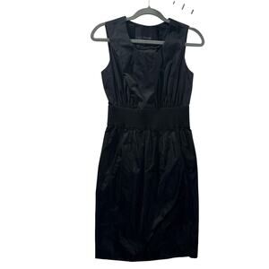 Yigal Azrouël New York Black Gathered Waist Dress – Size 4